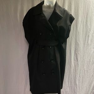 MICHAEL by Michael Kors Black Trench Dress
